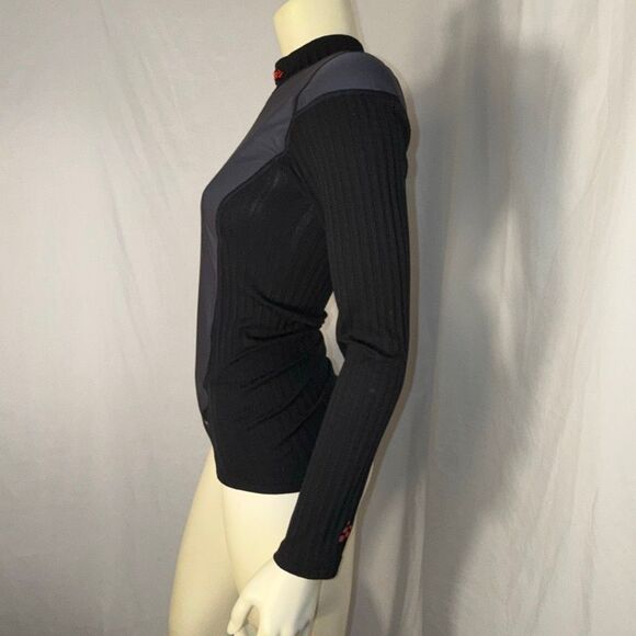 Craft Pro Warm Base Layer Top Women’s Small – Black Gray Thermal Long Sleeve Com - Picture 10 of 13